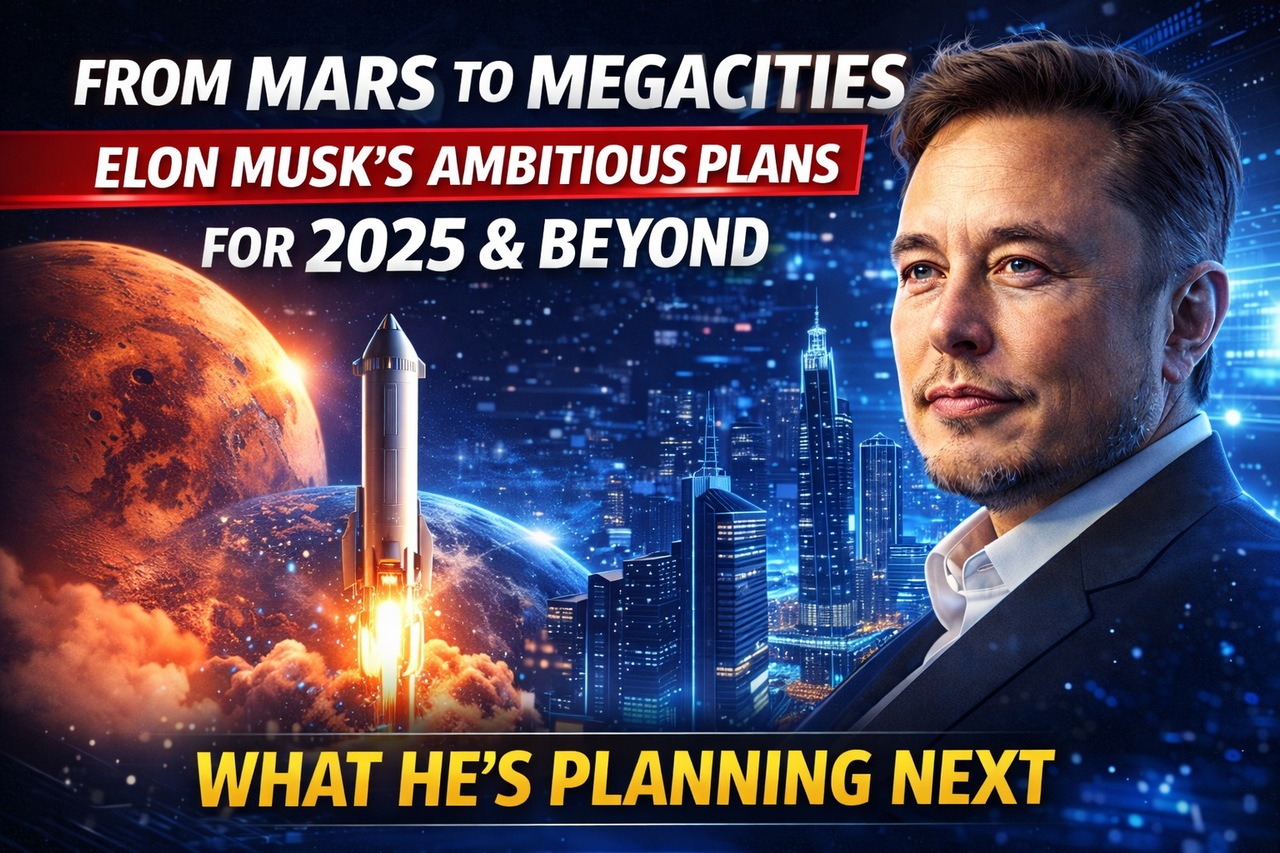Elon Musk’s 2025 Vision: From Mars to Future Megacities