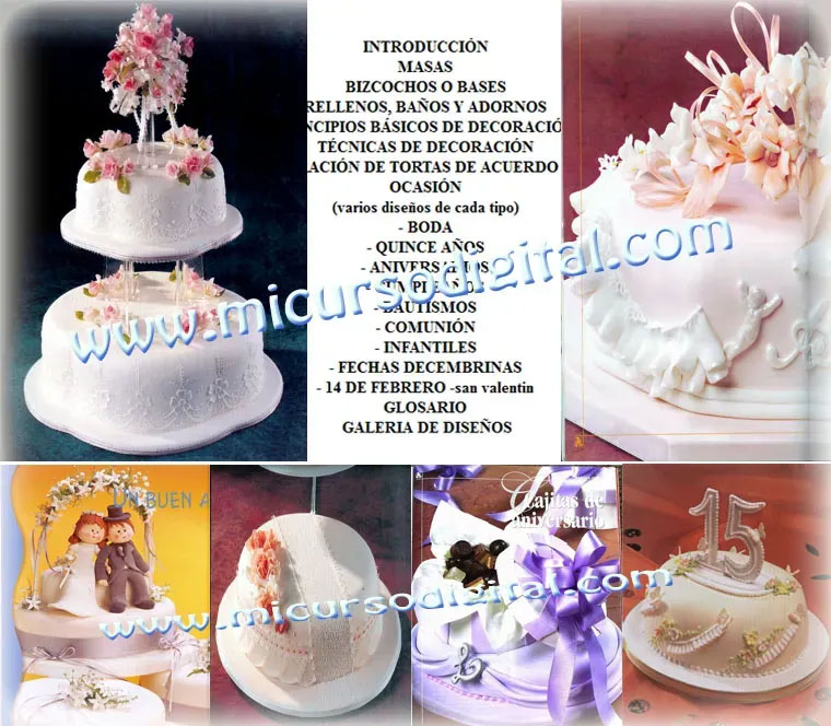 Curso pastillaje decoración tortas pasteles eventos fondant Pdf