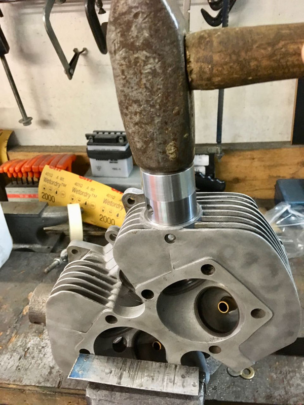 installing exhaust port adapter