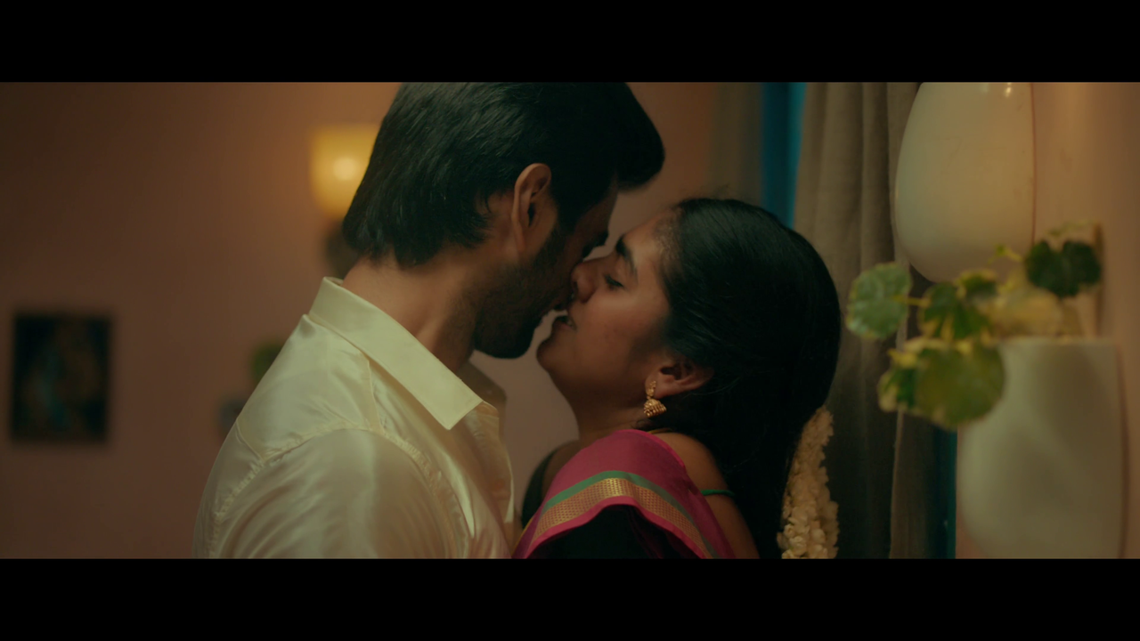 Nimisha Sajayan, DNA movie, Nimisha Sajayan kiss scene, DNA film photos, Nimisha Sajayan viral photos, DNA intimate scenes, Malayalam actress kiss scene, Nimisha Sajayan DNA stills, Nimisha Sajayan romantic scene, South Indian actress bold scene