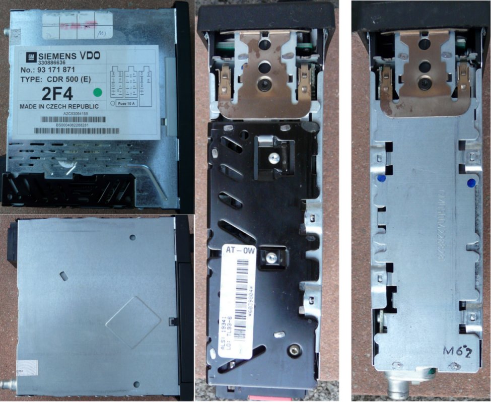 Autoradio Zafira A perso