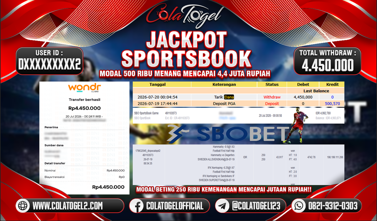 JACKPOT SPORTSBOOK!!