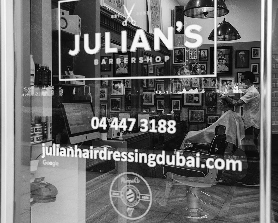 Julian's Barbershop interior