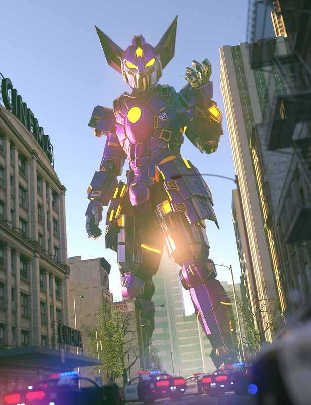 Kitsune Mech Armor for Genesis 8 and 8.1 Males Kitsune Mech Armor for Genesis 8 and 8.1 Males
