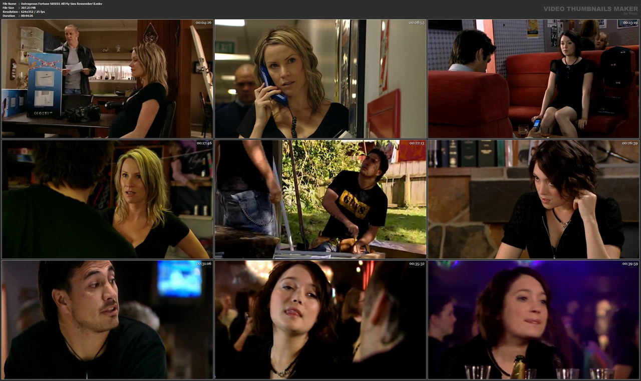 Outrageous Fortune S05E01 All My Sins Remember'd.mkv