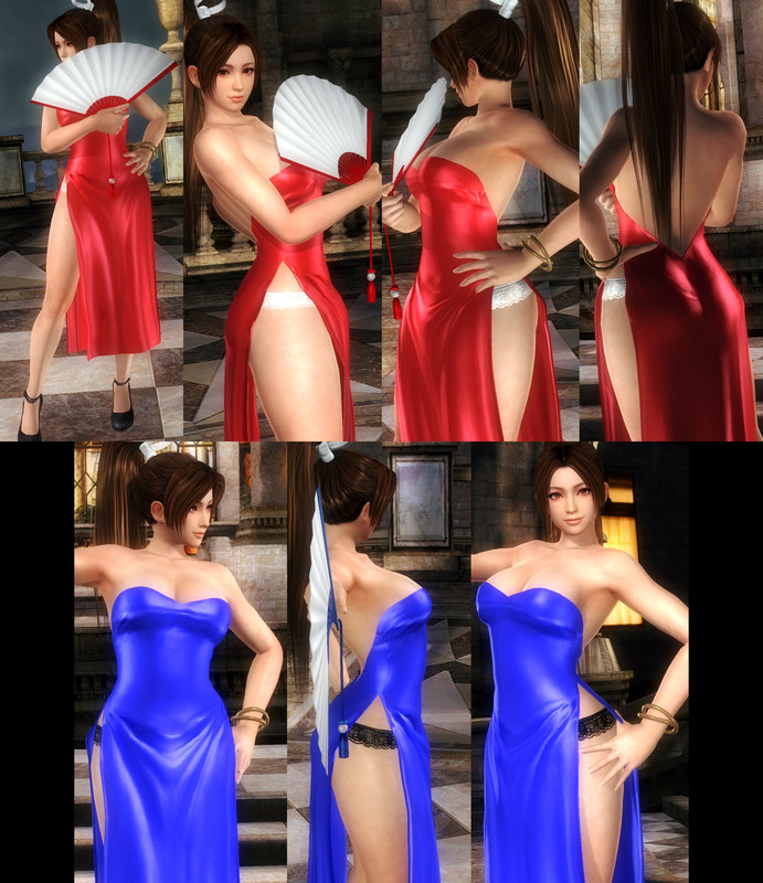 Mai Red and Blue Dress (x2)