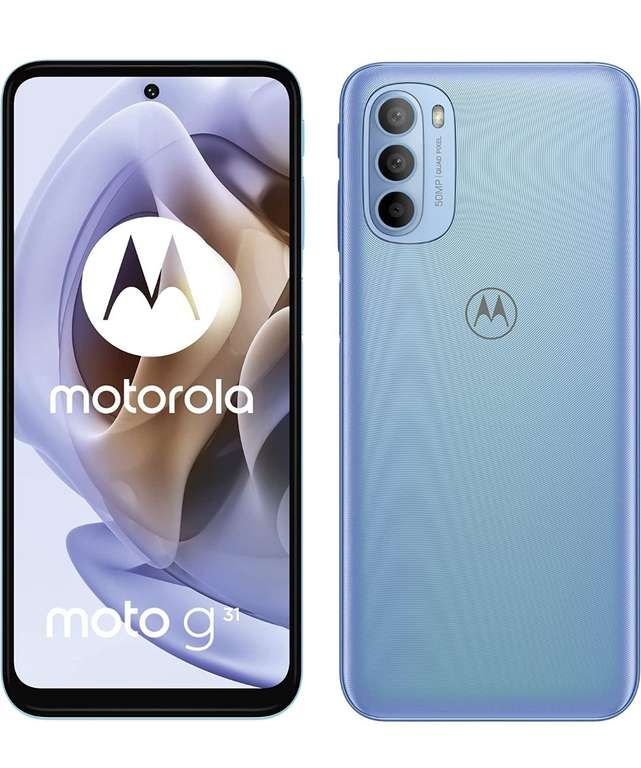 Amazon: Motorola Moto G31 6.4 FHD+ 4/128GB Baby Blue 