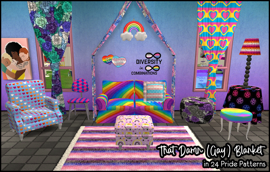 Jonesi blanket pride recolors preview