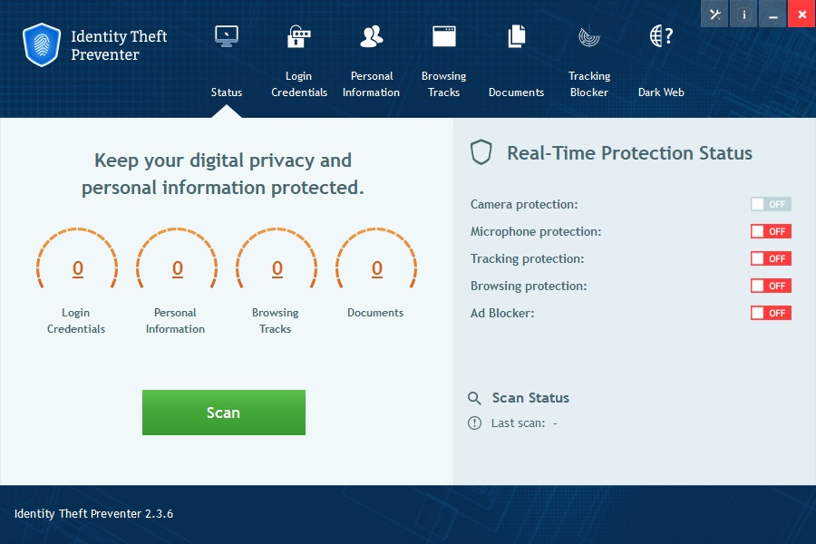 مضاد للسرقة Identity Theft Preventer v2.3.6 مضاد للسرقة Identity Theft Preventer v2.3.6