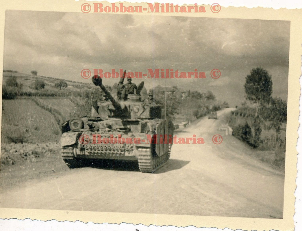 Italien Livorno Wehrmacht Panzerkampfwagen 4 Langrohr Seitenschürzen Panzer1