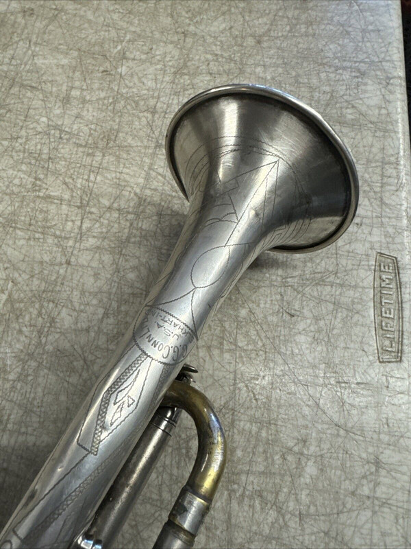 Conn 1934 8A Victor Long Cornet sn 298544 (6)