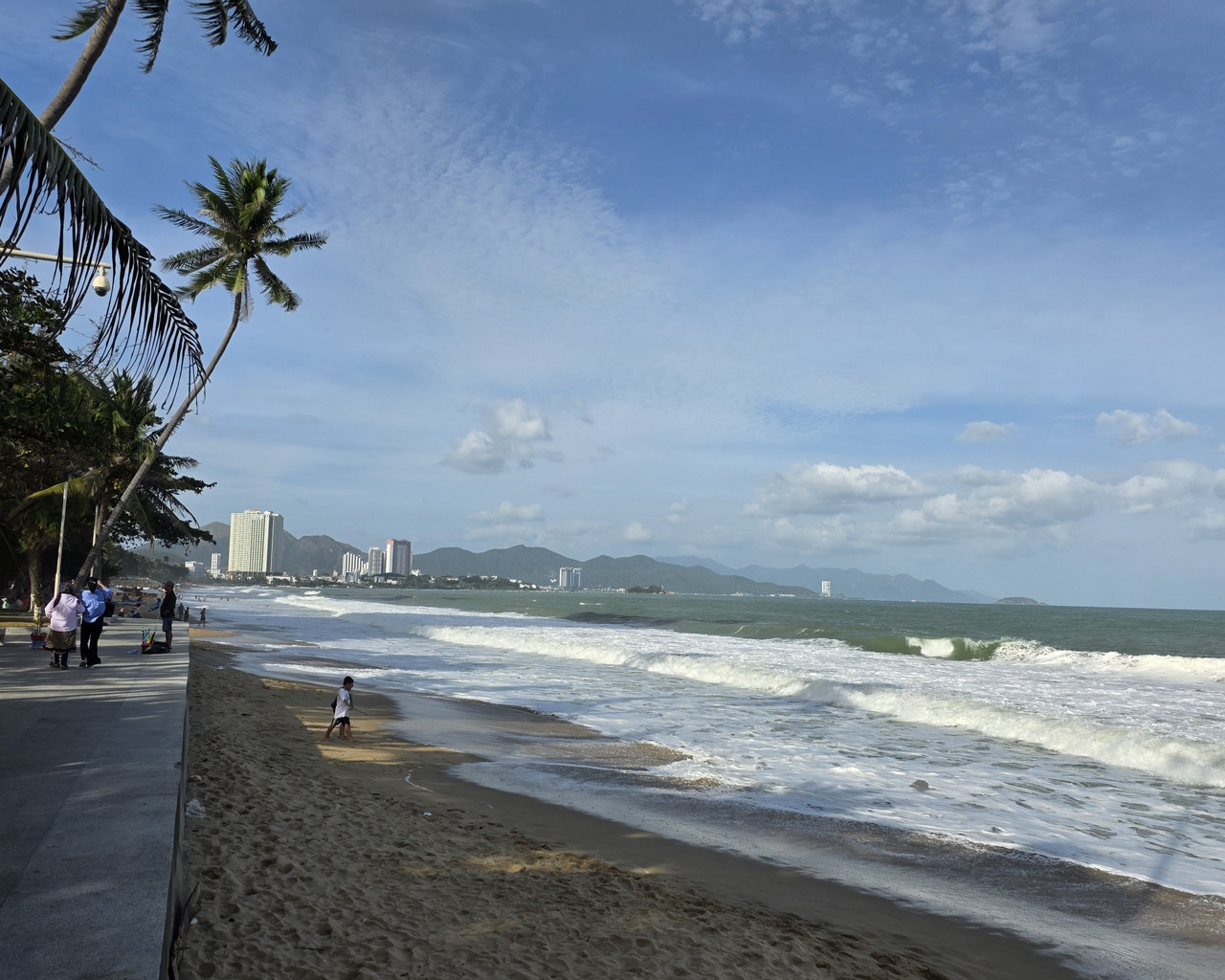 나트랑 시내 자유일정 중 바닷가