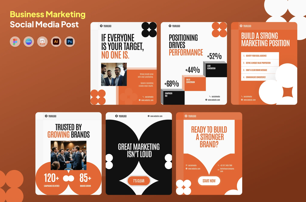 Business Marketing Social Media Instagram Carousel