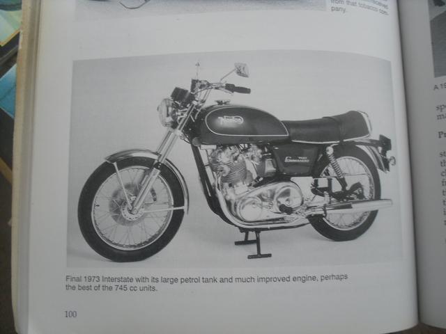 '73 750cc Commando  Black Barrels?