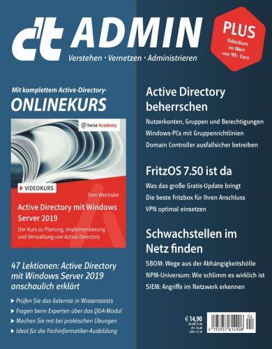Cover: ct Magazin für Computertechnik Sonderheft (Admin) November No 04 2022