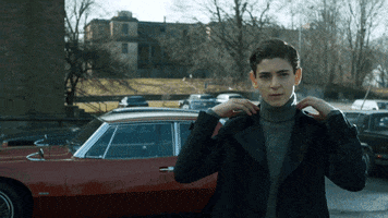 Photo of David Mazouz  - car
