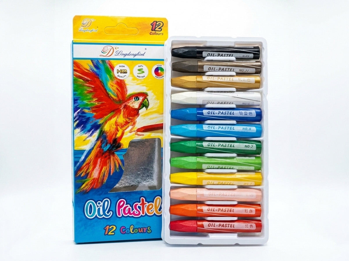 Tiza Pastel grasa Al Oleo Oilpastel x12 Para Diseño en artes