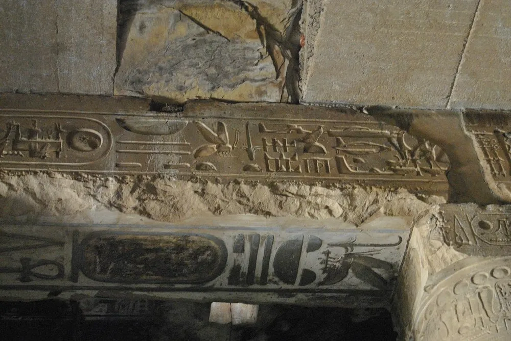 Reliefs of roof of Abydos temple