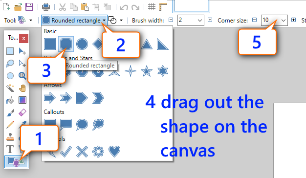 Is there a Rounded Rectangle tool add on? - Paint.NET Discussion and  Questions - paint.net Forum