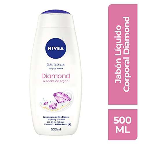 Amazon: NIVEA Jabón Líquido para Cuerpo Diamond Touch 500 ml 
