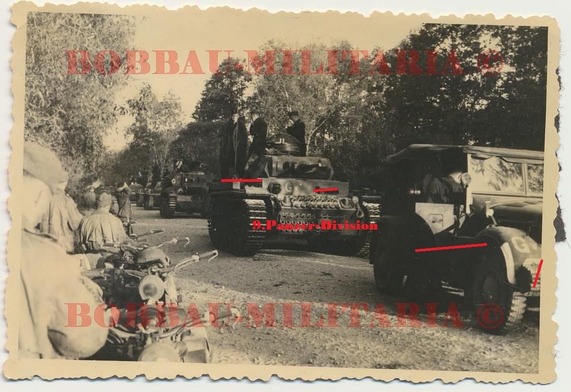 Panzerkampfwagen III Kennung 9.Panzer-Division Guderian G Kübelw
