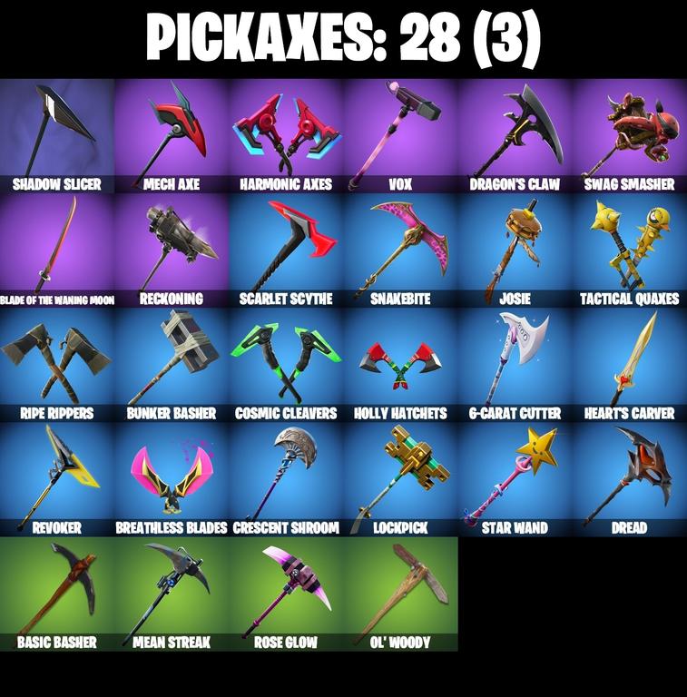 pickaxes comp