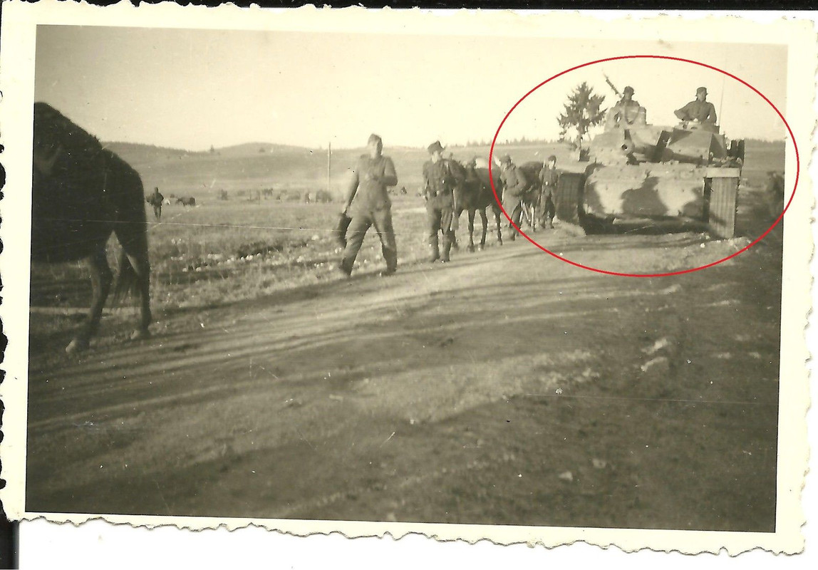Schweres Langrohr Stug Sturmgeschütz in Kroatien