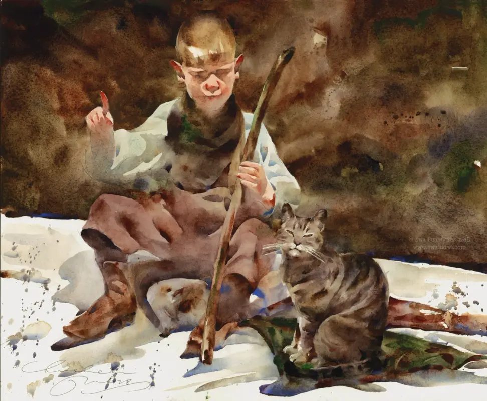 boyandcat