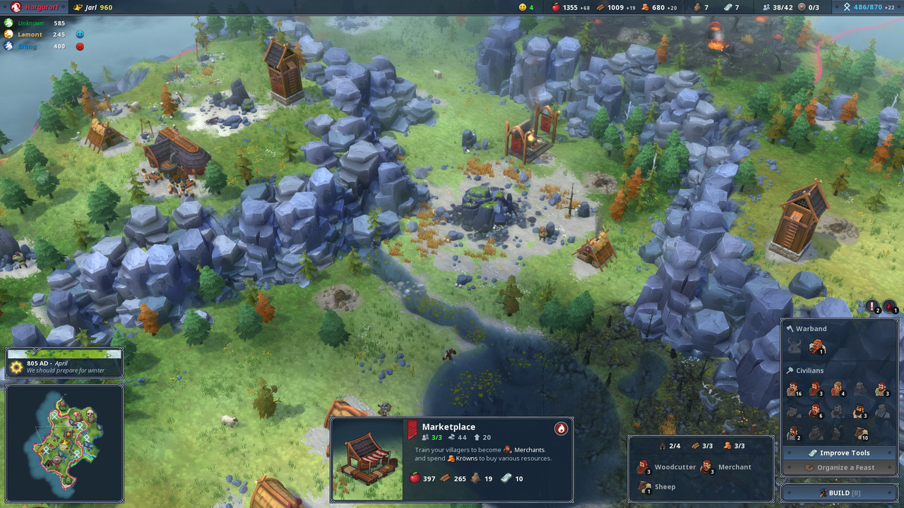 Northgard Brundr Kaelinn Clan of the Lynx v 2 3 10 GOG Linux Native