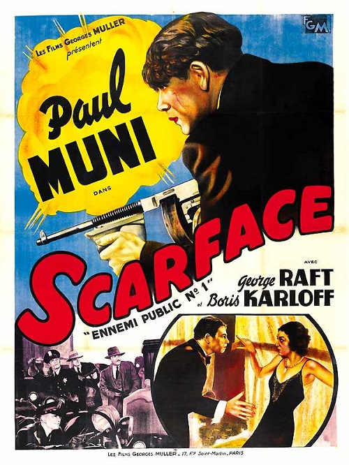 paul muni scarface poster