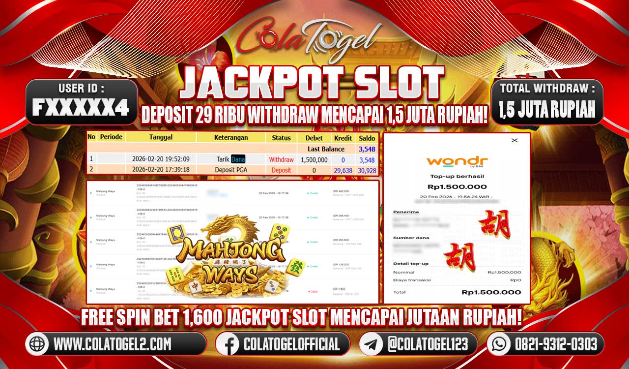 JACKPOT SLOT GACOR!!