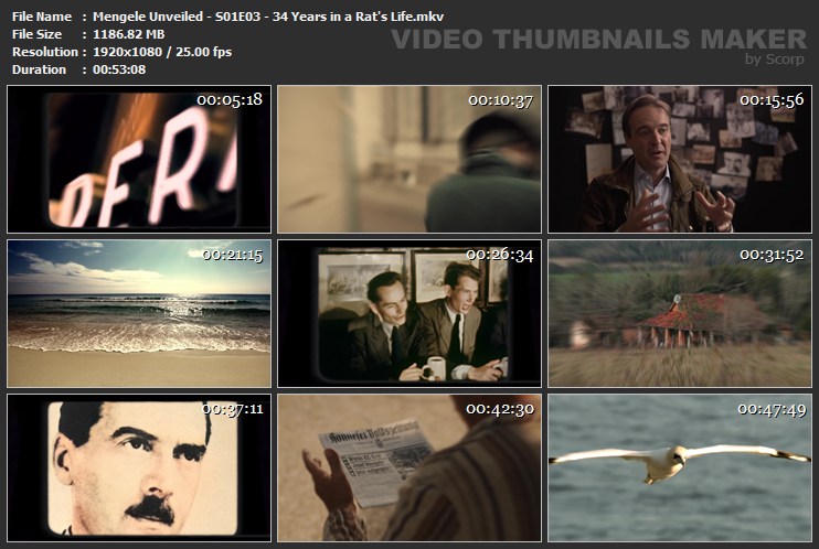 Mengele Unveiled - S01E03 - 34 Years in a Rat's Life.mkv