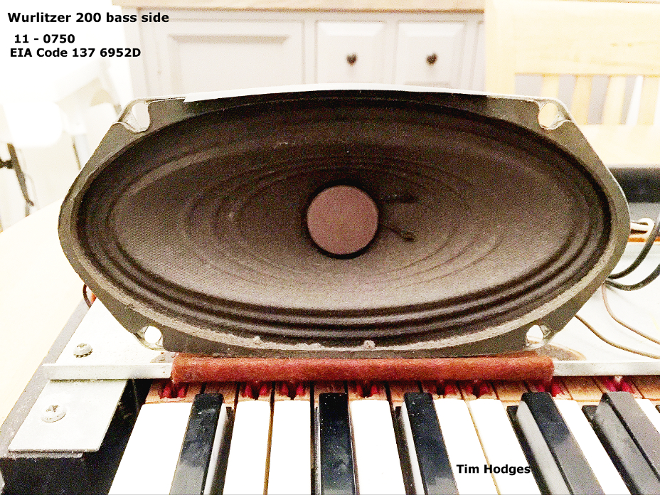 wurli speaker bass Bass 11 - 0750 EID Code 137 6952D smlx .