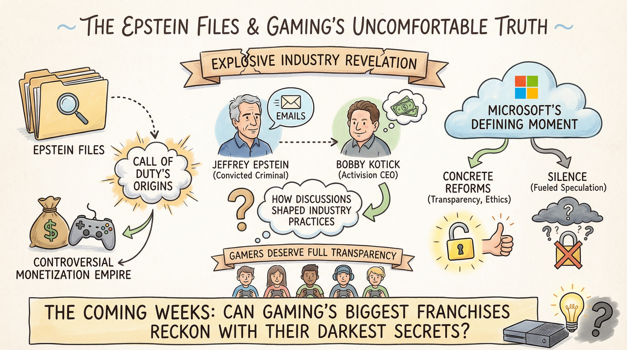 Dark gaming setup with ominous red lighting representing controversy