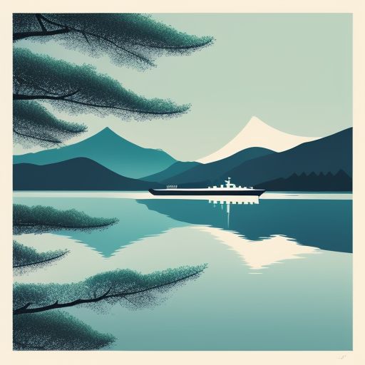 Painting-of-a-lake-with-trees-36