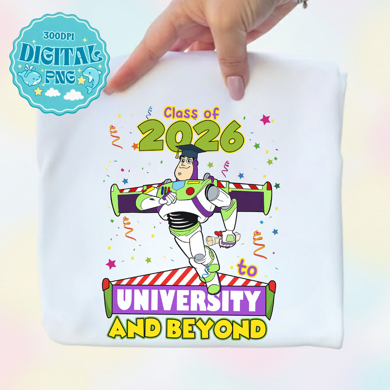 260319225 GM Tshirt 2D Disney Grad 2026 0white