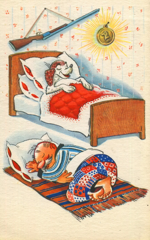 1968г.после выставки собак