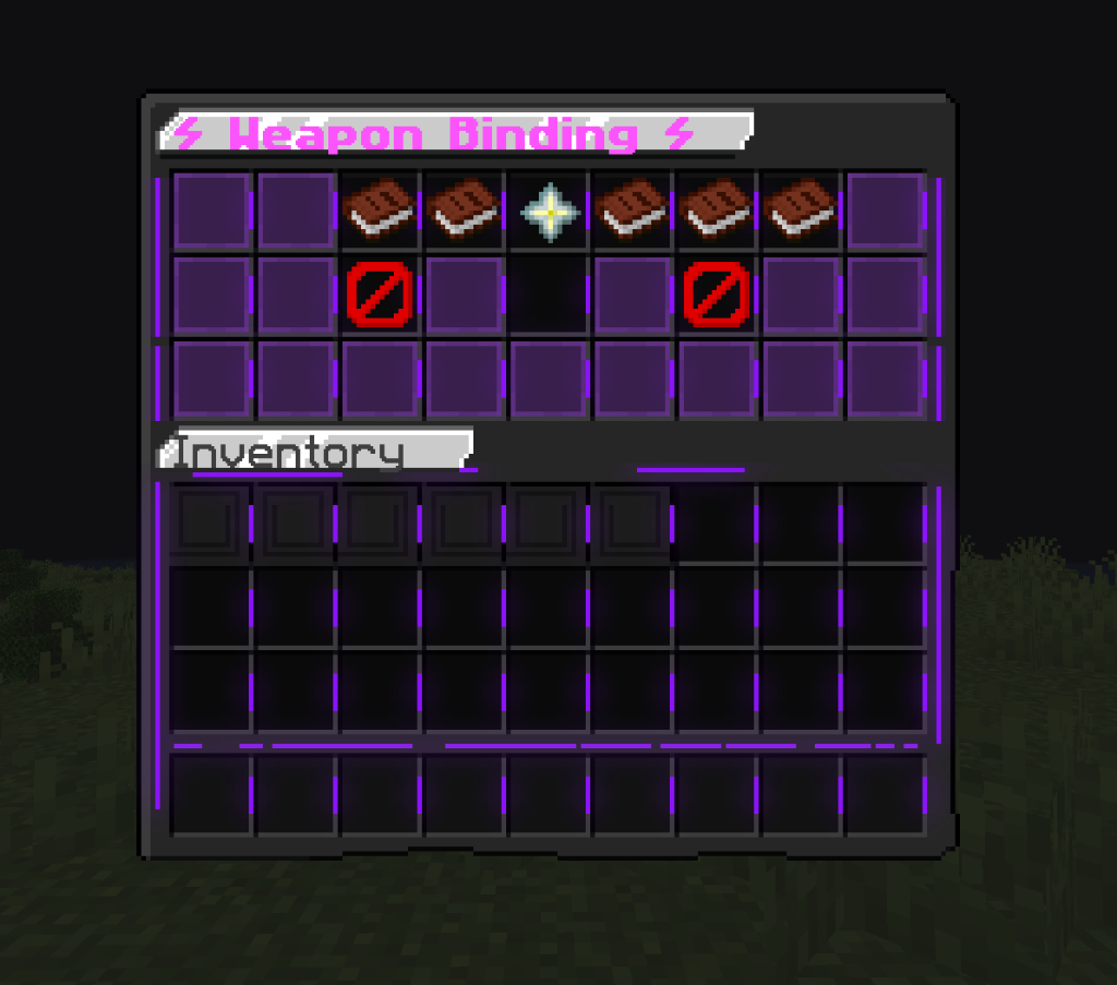 Weapon Binding GUI