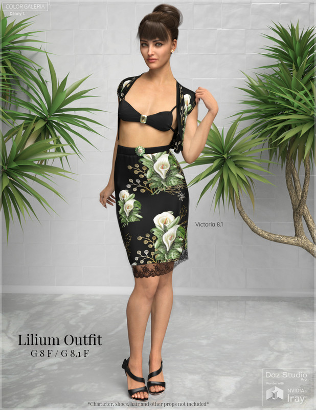 dForce - Lilium Outfit G8F