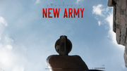 New Army - right of center