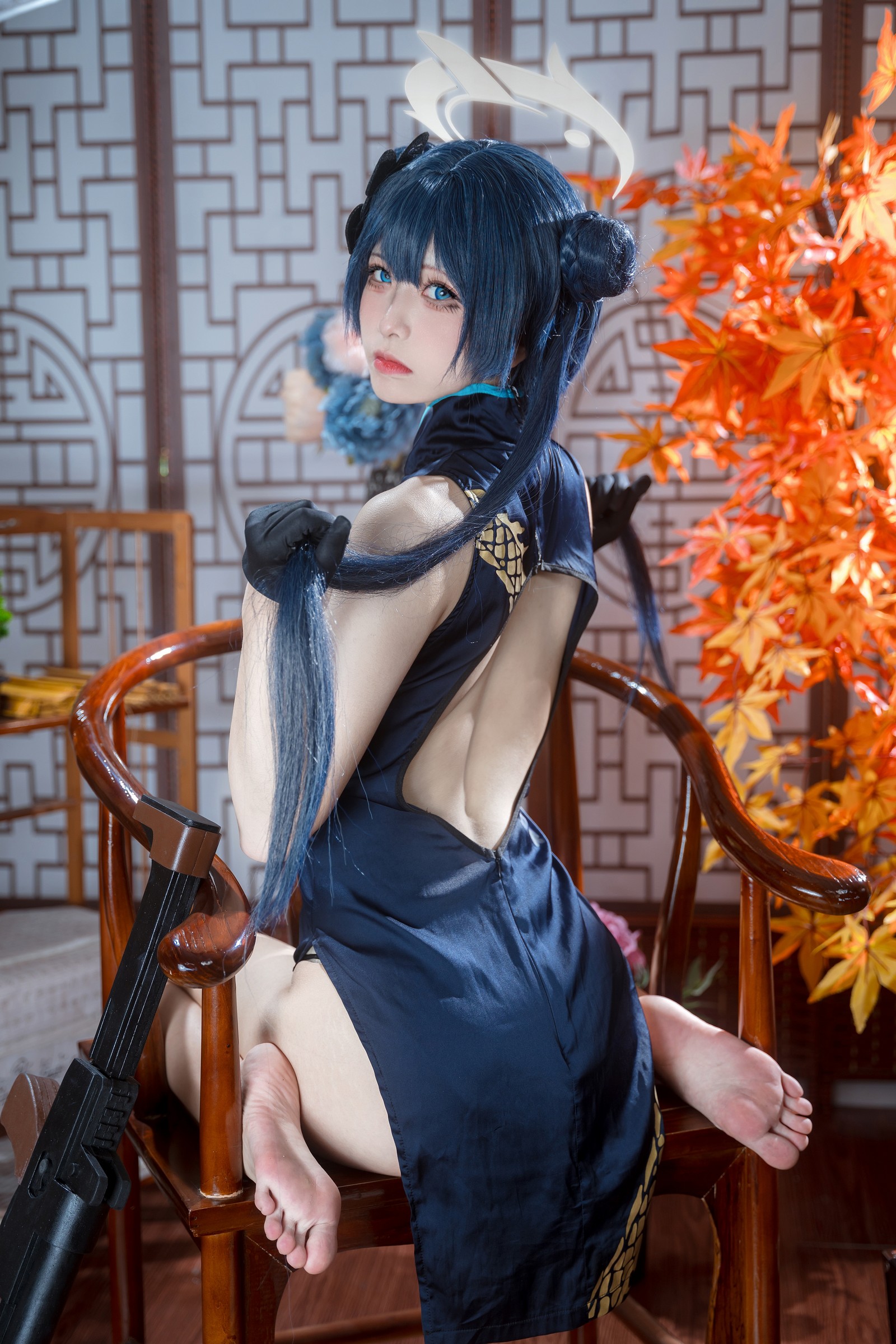 九柒喵 – 碧蓝档案 妃咲 Cos 高分辨率写真（28P-137M）蓝档案角色合集插图3