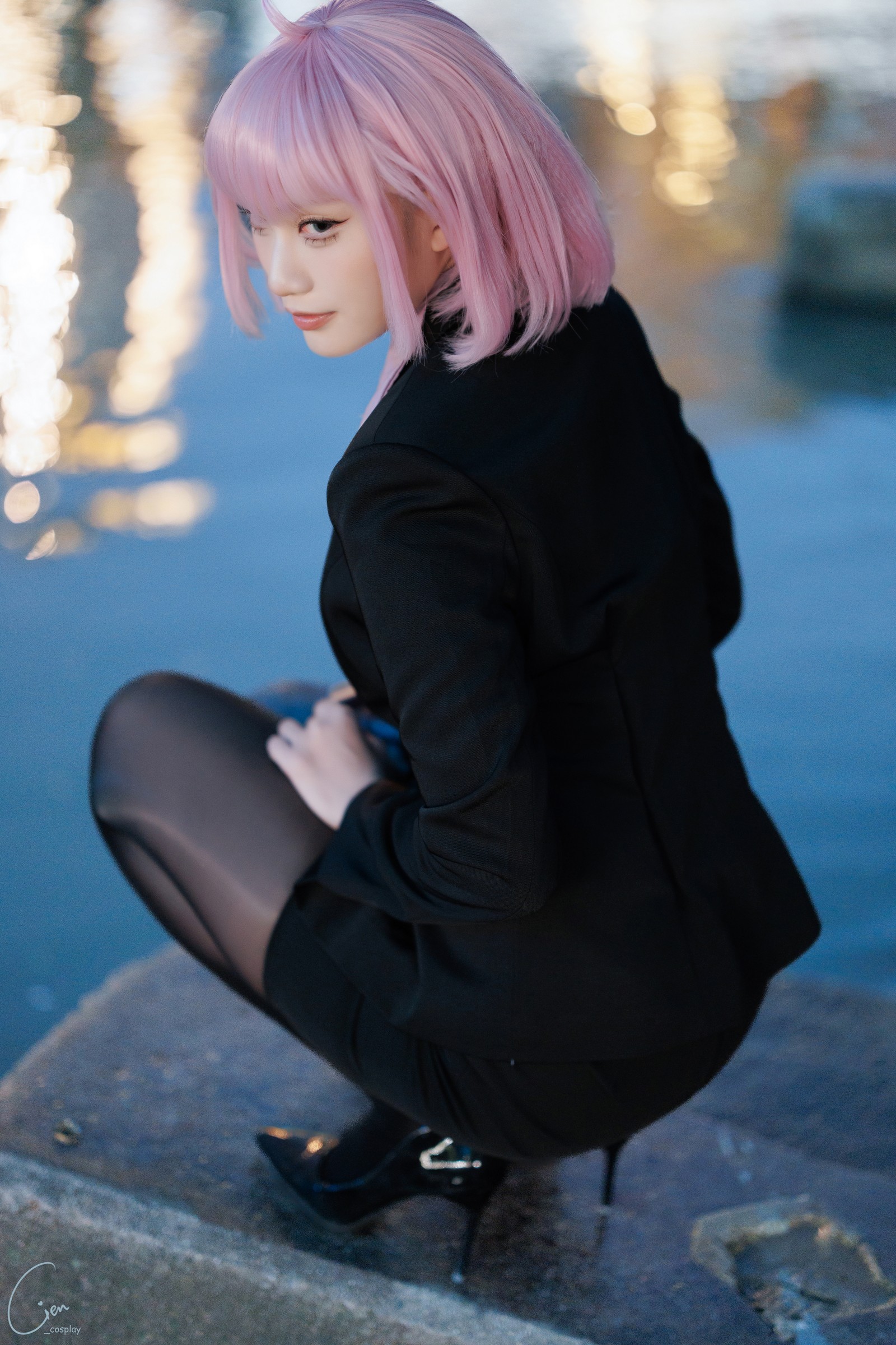 Cien恩恩 Apr.T2 Haman OL 制服 Cosplay 写真合集（25P｜192MB）插图3