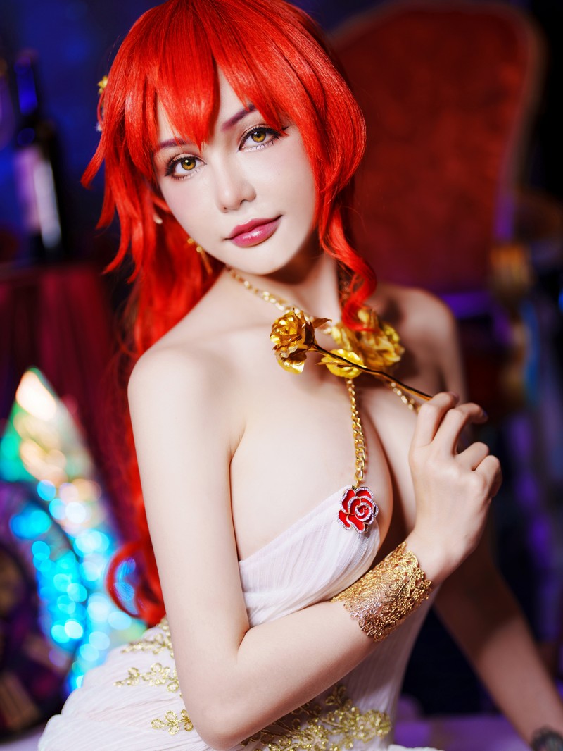 Joyce Lin2x Himeko Dress Cosplay Honkai Star Rail 写真 74P插图5