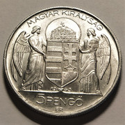 5 Pengö - Hungría, 1943 - con resello IMG-20210107-133416