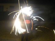 49.7. playing with sparklers VII