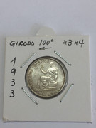 * ERROR * 1 peseta de plata de la Republica Española año 1934. TEVERSO GIRADO 2510-B44-C-61-F9-4231-A6-E2-11-ED35-FB52-CE