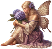 Fairy&Hydrangea2AImadeByLoriM2-24