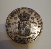 5 pesetas 1893. Alfonso XIII. PGV IMG-20190430-232317