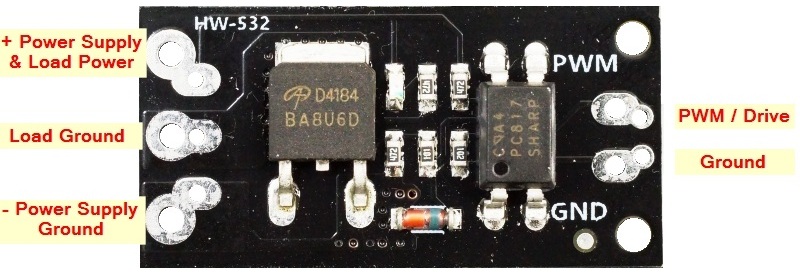 D4184 MOSFET Module Pinout
