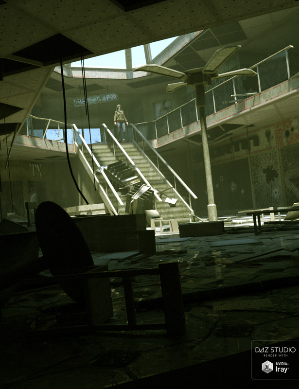 Destroyed Mall Destroyed Mall